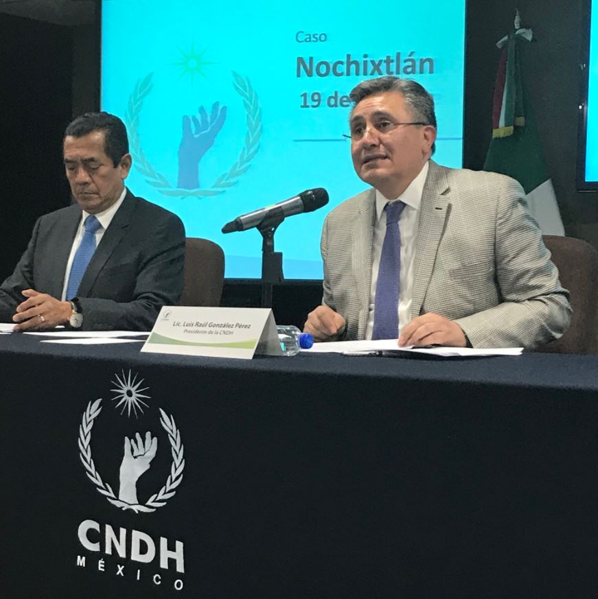 CNDH confirma violaciones graves a derechos humanos en caso Nochixtlán