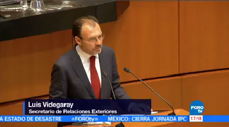 Comparece Luis Videgaray Ante Pleno Senado Secretario De Relaciones Exteriores