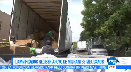 Damnificados Morelos Reciben Apoyos Migrantes Mexicanos