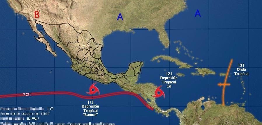 depresion tropical podria fortalecerse eu huracan
