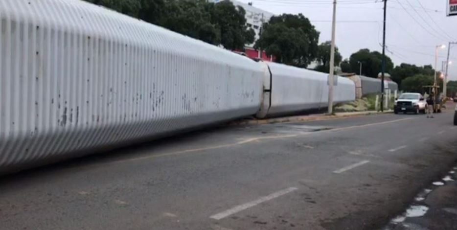 Descarrilan vagones de tren carguero en Zacatecas