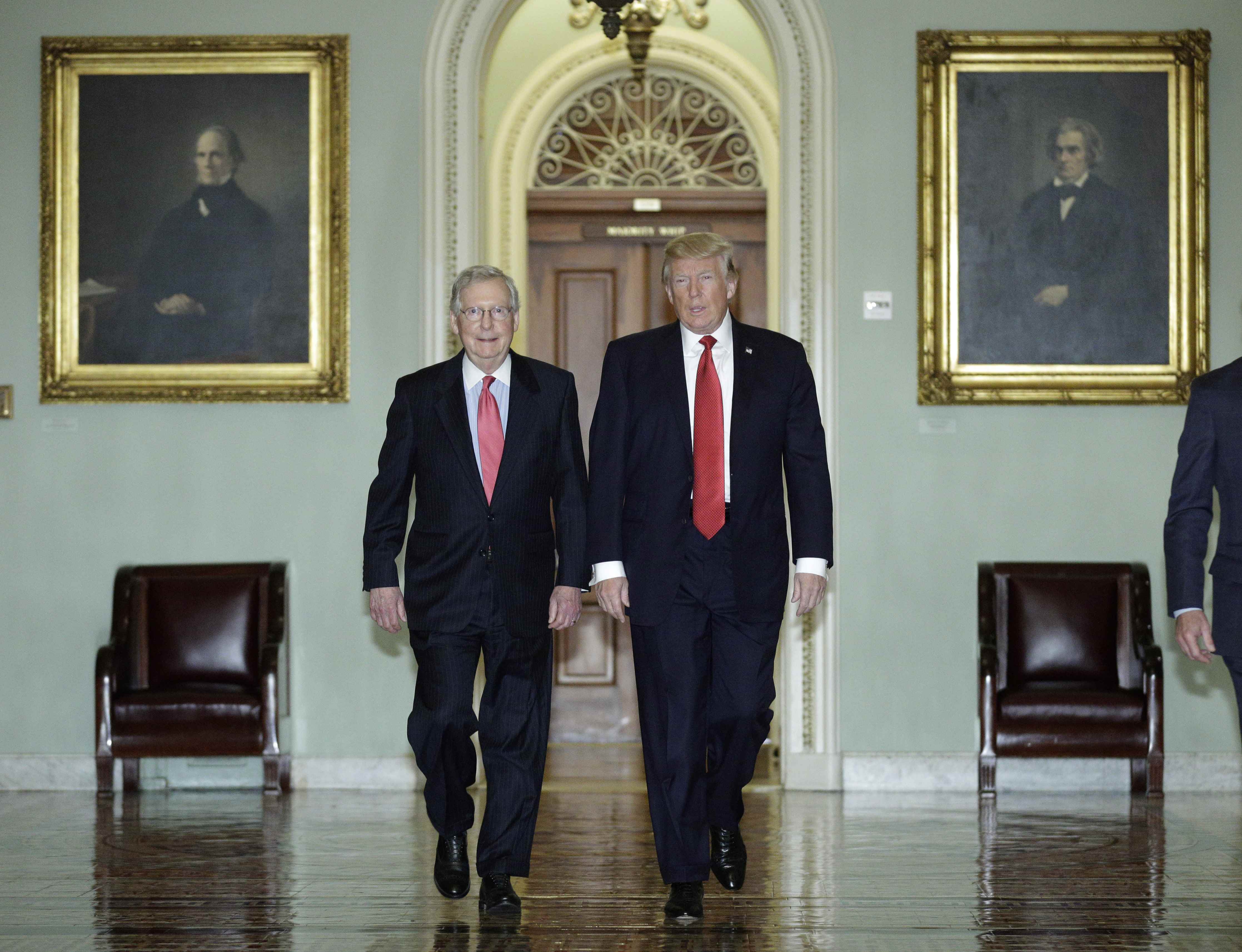 Donald Trump discutirá con los senadores republicanos la reforma tributaria