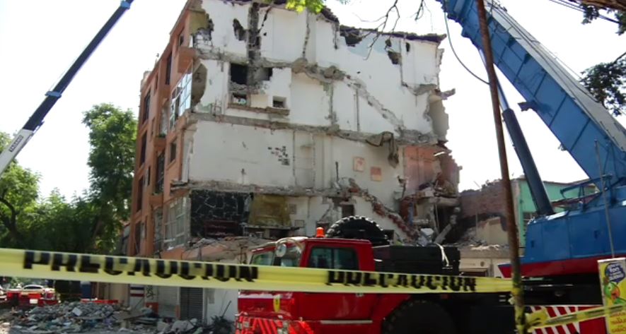 demolicion edificios sismo cdmx trabajos dañados