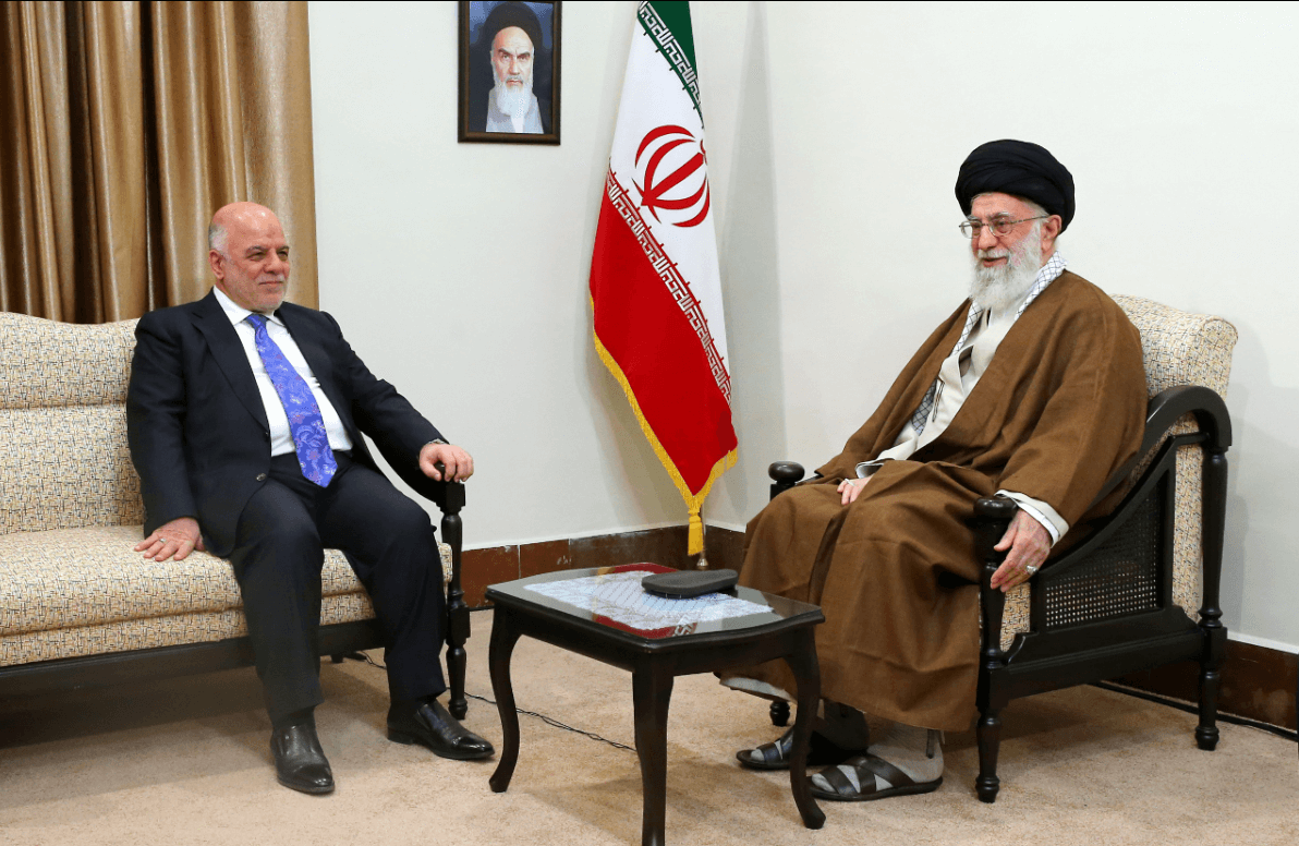 El primer ministro iraquí, y el líder supremo iraní
