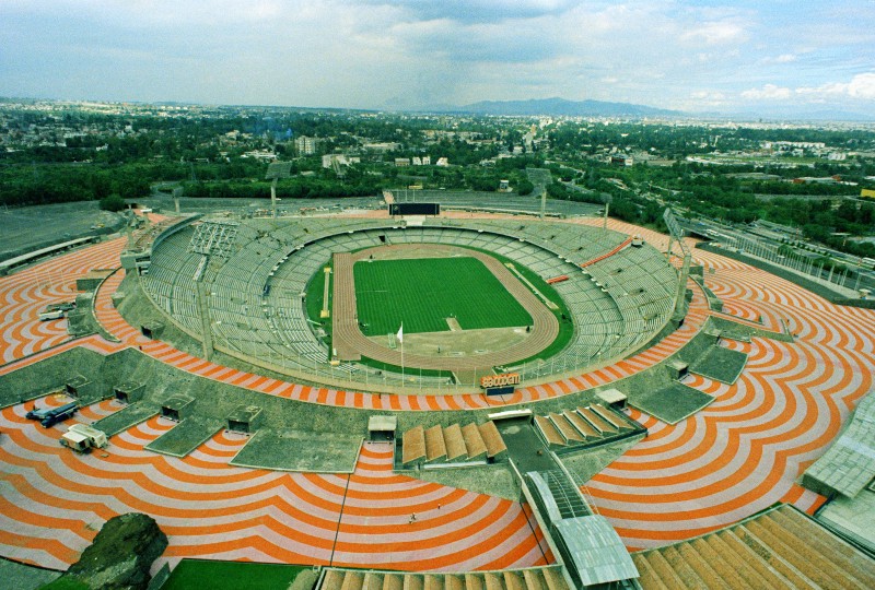 Estadio Universitario, durante los Juegos Olímpicos de México 68