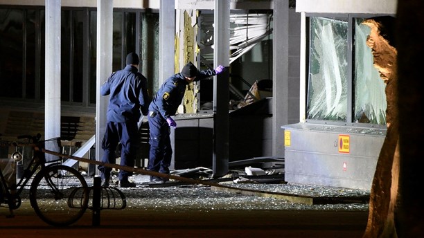 explosion causa danos materiales comisaria suecia
