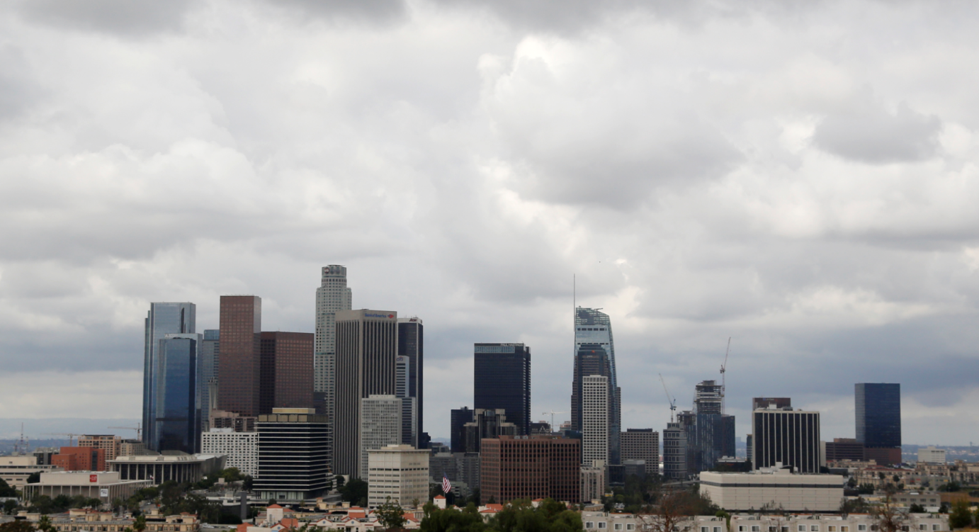 Horizonte de un sector de la ciudad de Los Angeles