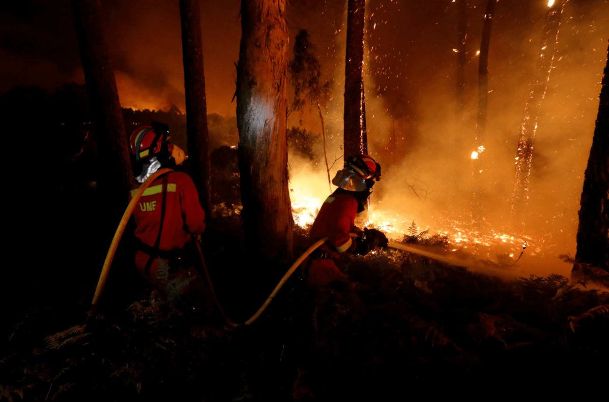 Los incendios forestales también azotan a Espana