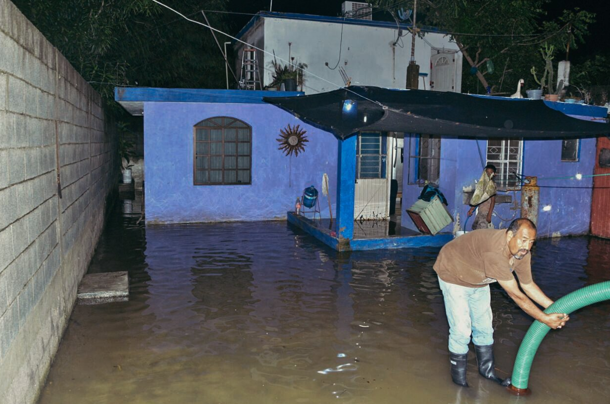 Inundaciones en Tamaulipas por lluvias intensas
