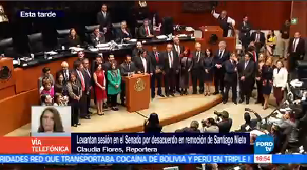 Levantan Sesión Senado Desacuerdo Remoción Santiago Nieto