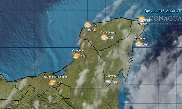 Protección Civil en Quintana Roo y Yucatán mantienen vigilancia ante intensas lluvias