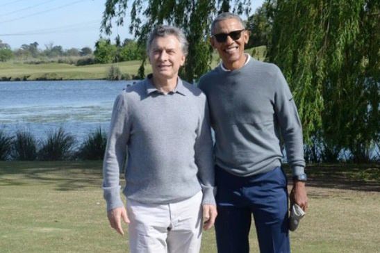 Macri mantiene encuentro privado en Argentina con Barack Obama