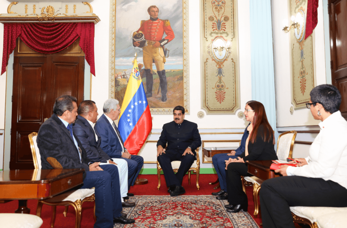 Maduro mantuvo un encuentro 'cordial' con gobernadores opositores