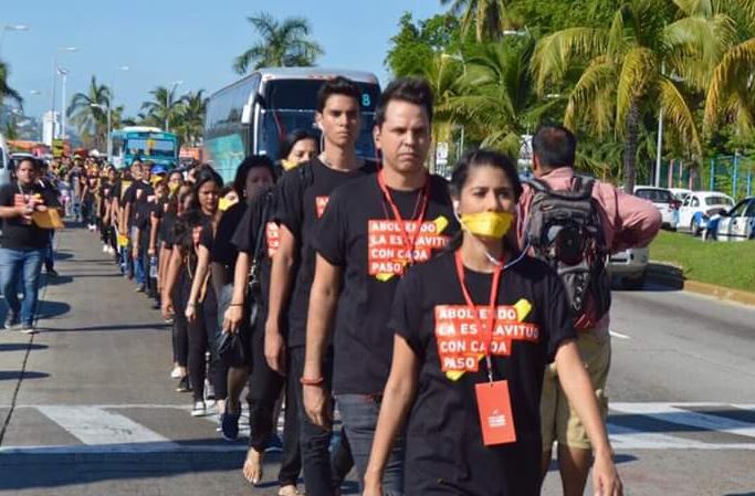 Morelia y Acapulco se unen a marchas simultaneas contra la esclavitud moderna