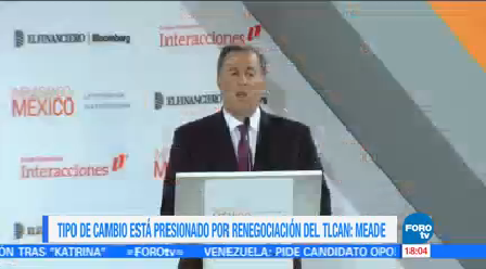 Meade Escenario Central México Renegociación Tlcan Secretario De Hacienda