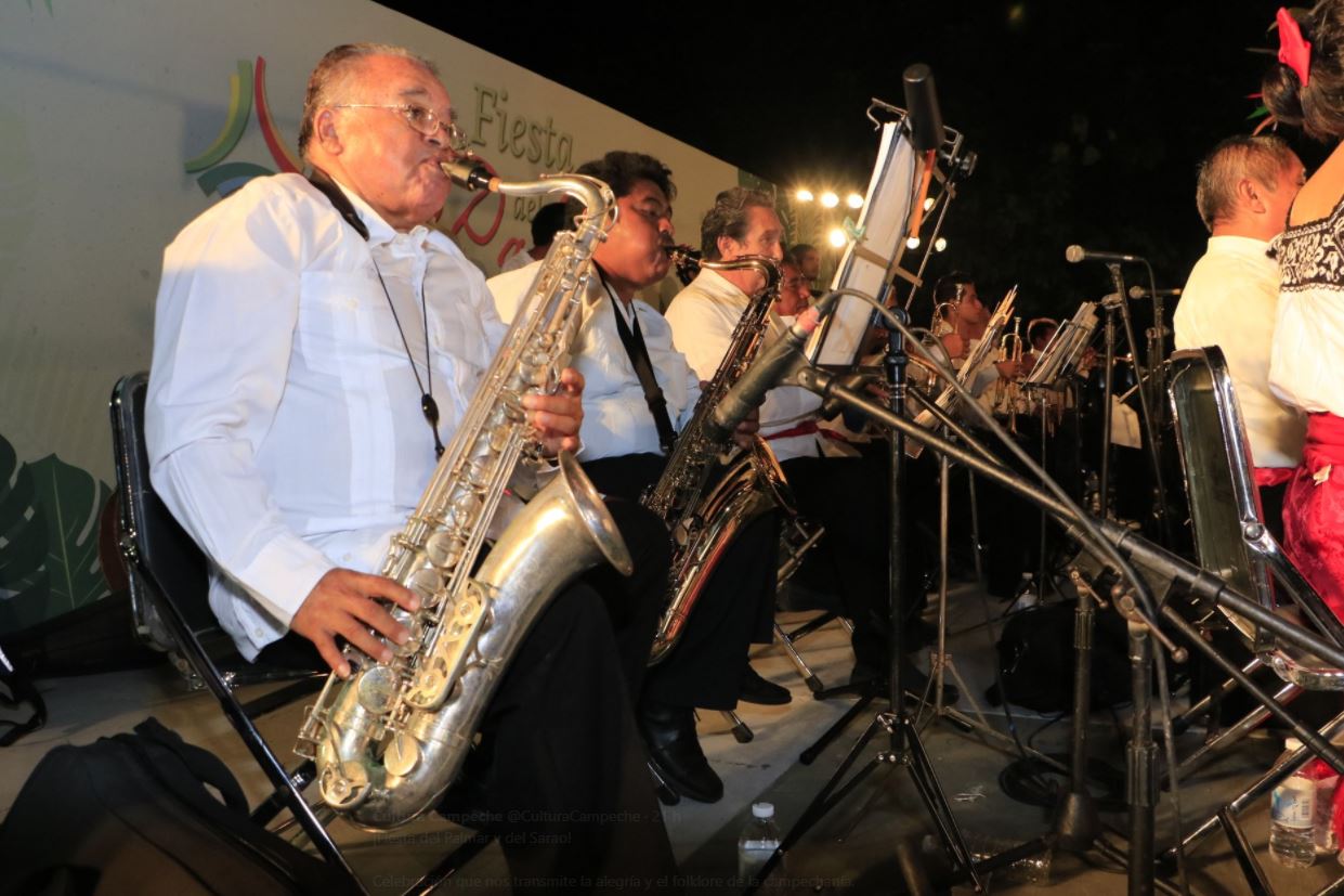 Celebran fiesta del Palmar y del Sarao en Campeche