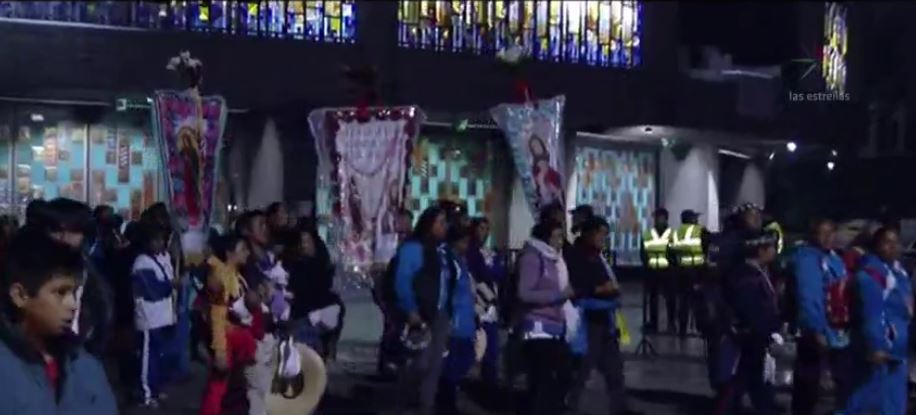 Peregrinación de Atlacomulco llega a la Basílica de Guadalupe