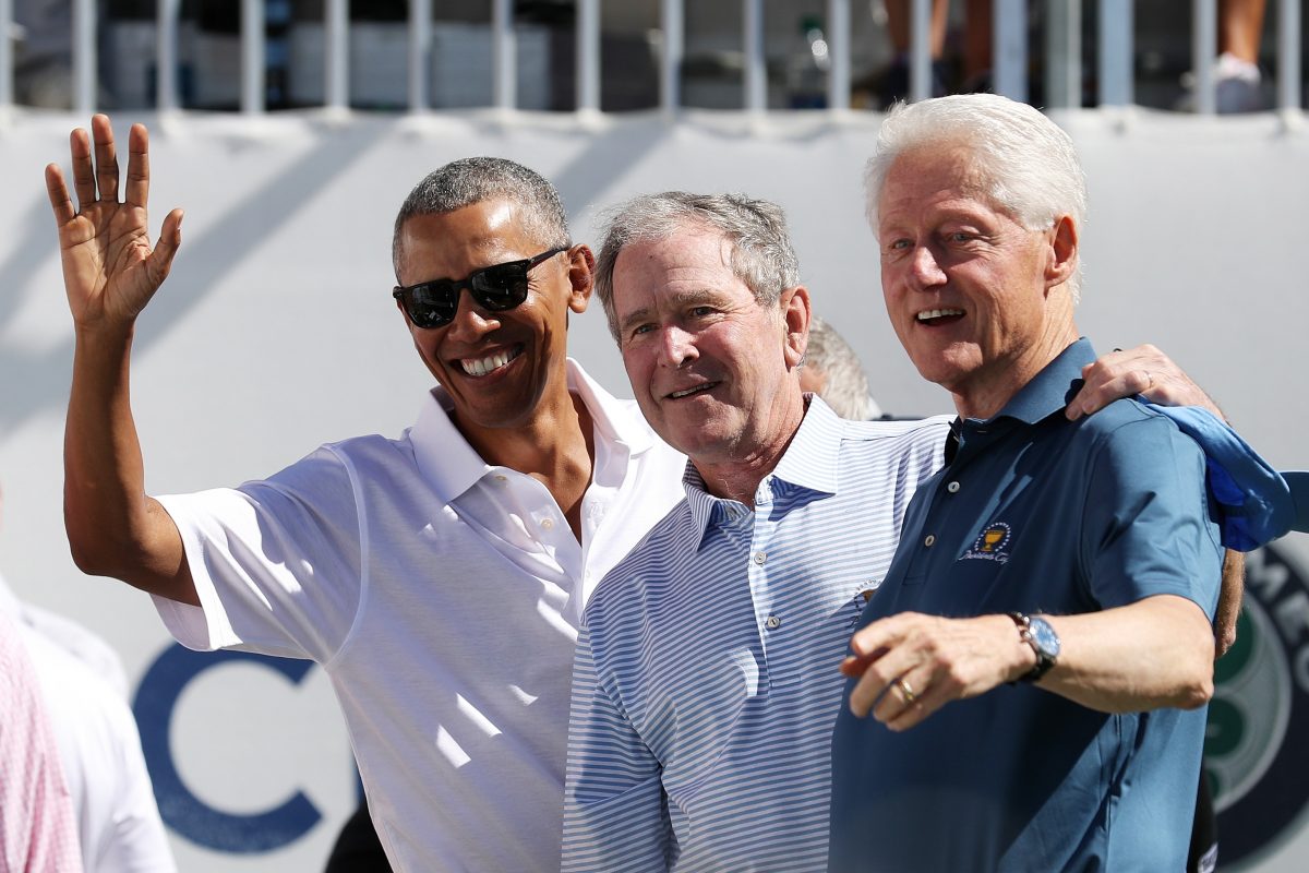 Barack Obama, George W. Bush, Bill Clinton, Huracanes, Damnificados, Concierto
