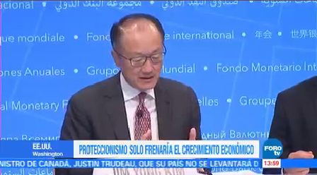 Proteccionismo Obstaculizara Crecimiento Económico Mundial Presidente Banco Mundial Jim Yong Kim