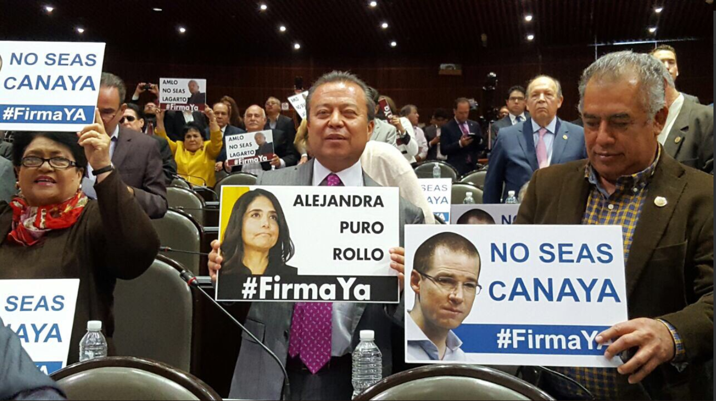 PRI Morena enfrentan Cámara de Diputados