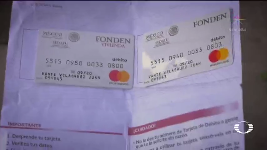 Regularizan casos de tarjetas de damnificados sin fondos