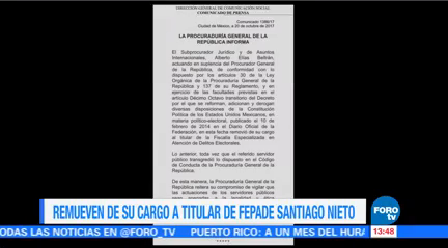 Remueven Cargo Titular Fepade Santiago Nieto Pgr Trasgredió Código Conducta