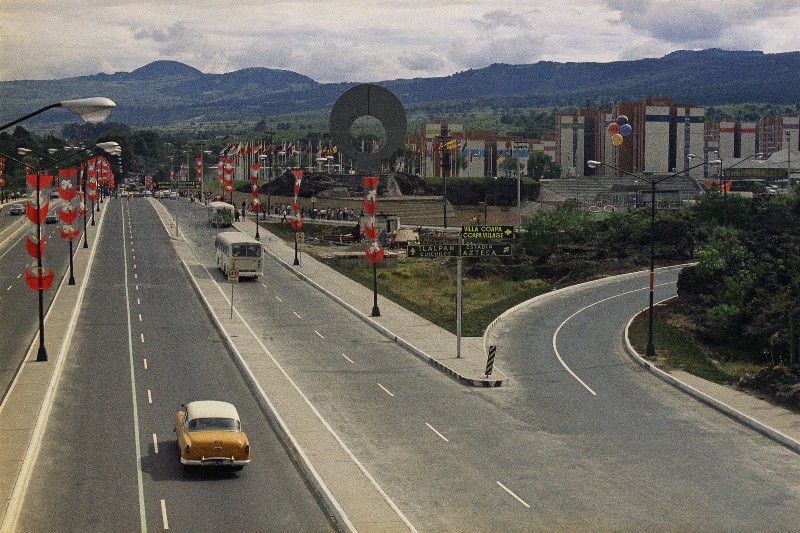 Ruta de la Amistad, en México 68.