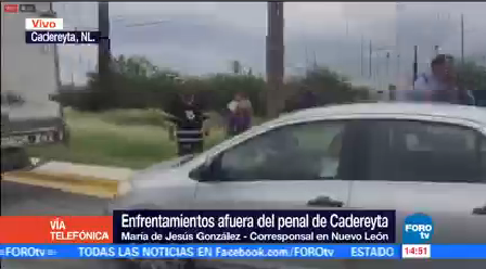 Cadereyta Se Registra Enfrentamiento Afuera Penal Cadereyta Nuevo León