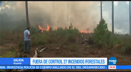 Suman 45 Muertos Incendios Forestales Portugal España