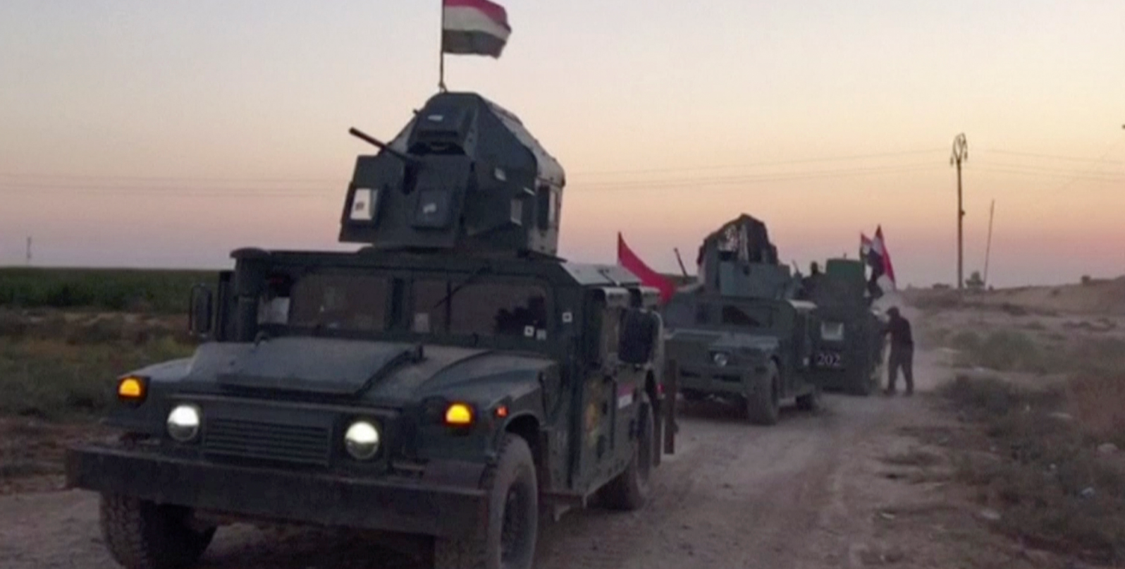 Tanques del Ejército de Irak entran a Kirkuk