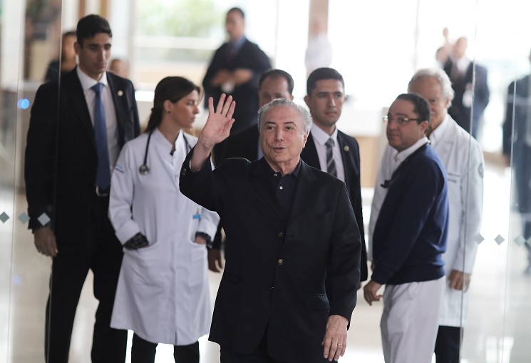 Presidente de Brasil deja el hospital tras cirugía urológica