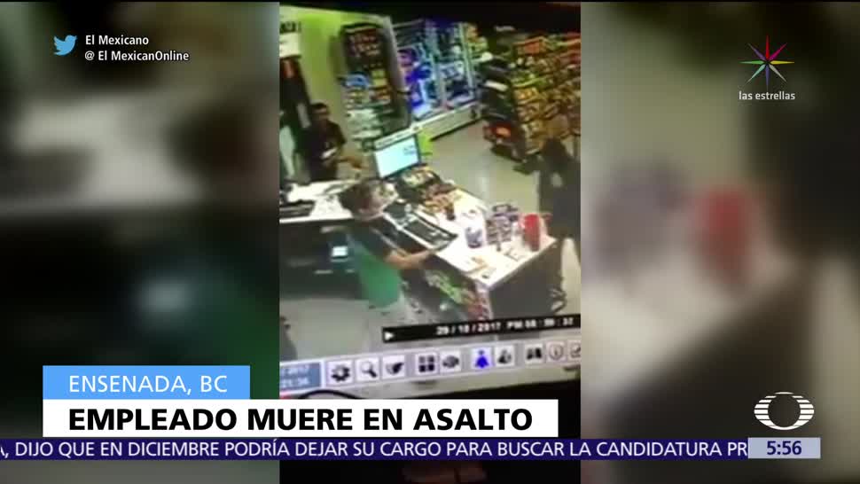 Muere empleado durante asalto en Ensenada, Baja California