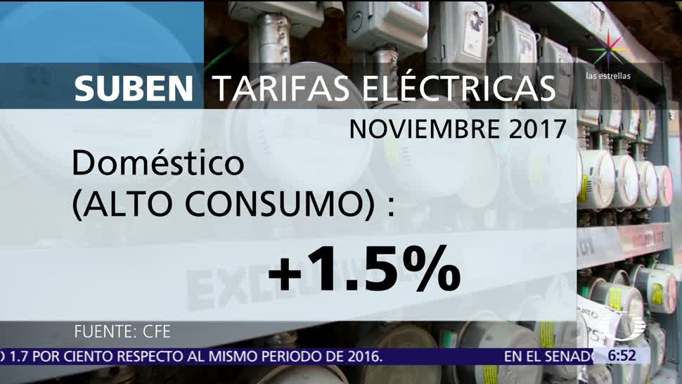 CFE informa que suben tarifas eléctricas para el sector industrial