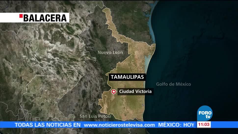 Balacera deja tres heridos en Tamaulipas
