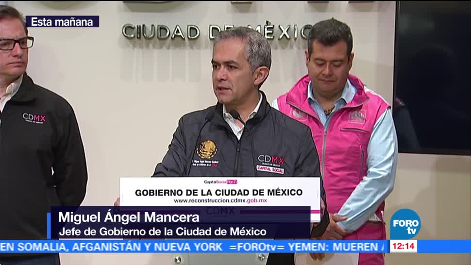 Mancera explica cómo se podrían liberar fondos para la reconstrucción en CDMX