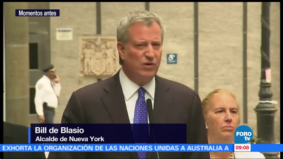 Bill de Blasio, alcalde de NY, habla del ataque en Manhattan