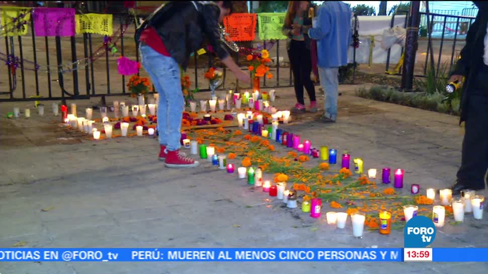 Con ofrendas recuerdan a víctimas del sismo del 19S