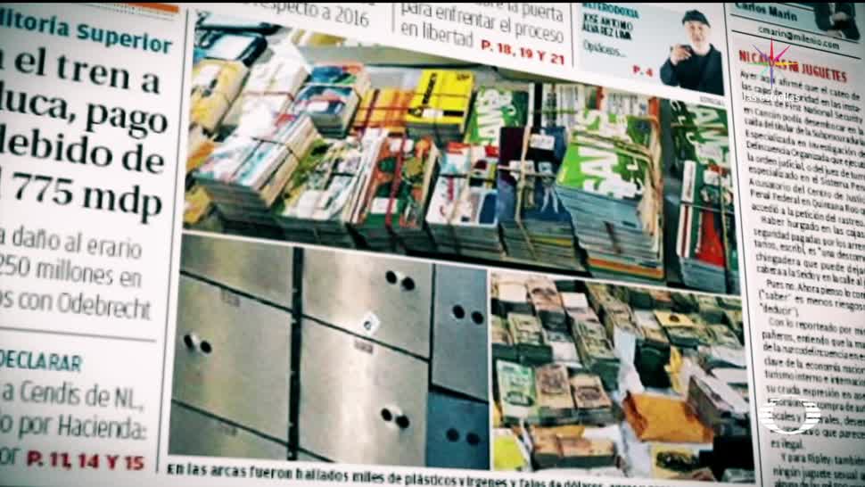 Publican imágenes de cajas de seguridad abiertas en Cancún