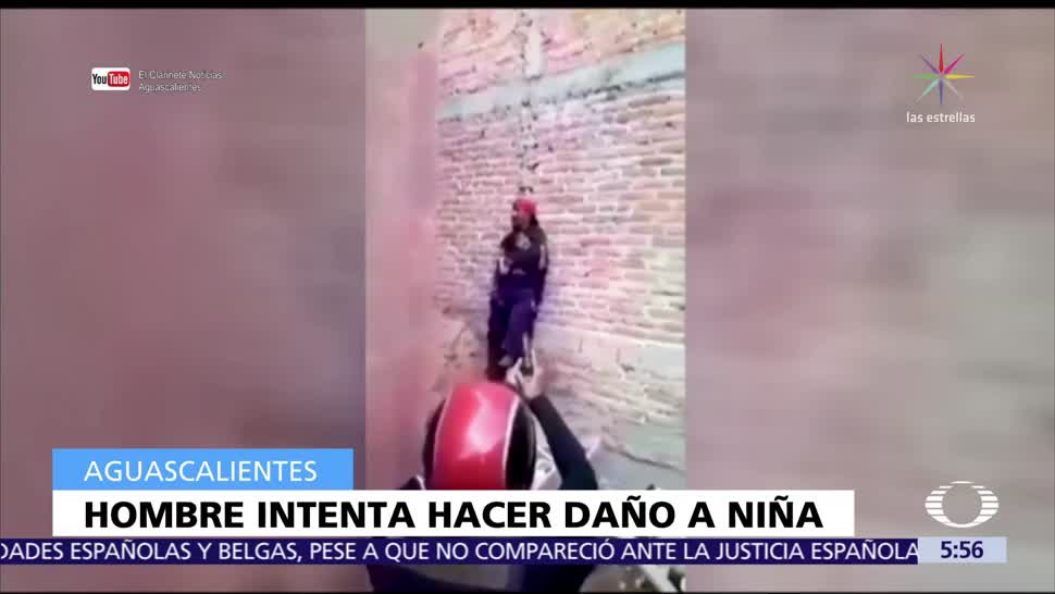 Policías de Aguascalientes rescatan a niña tomada como rehén por hombre drogado