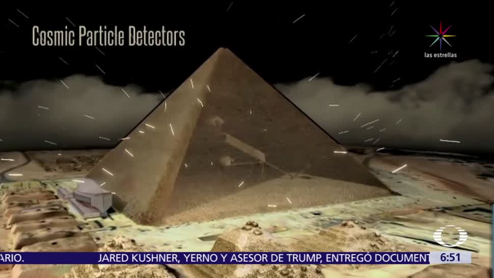 Descubren cámara secreta en el centro de la pirámide de Keops, Egipto