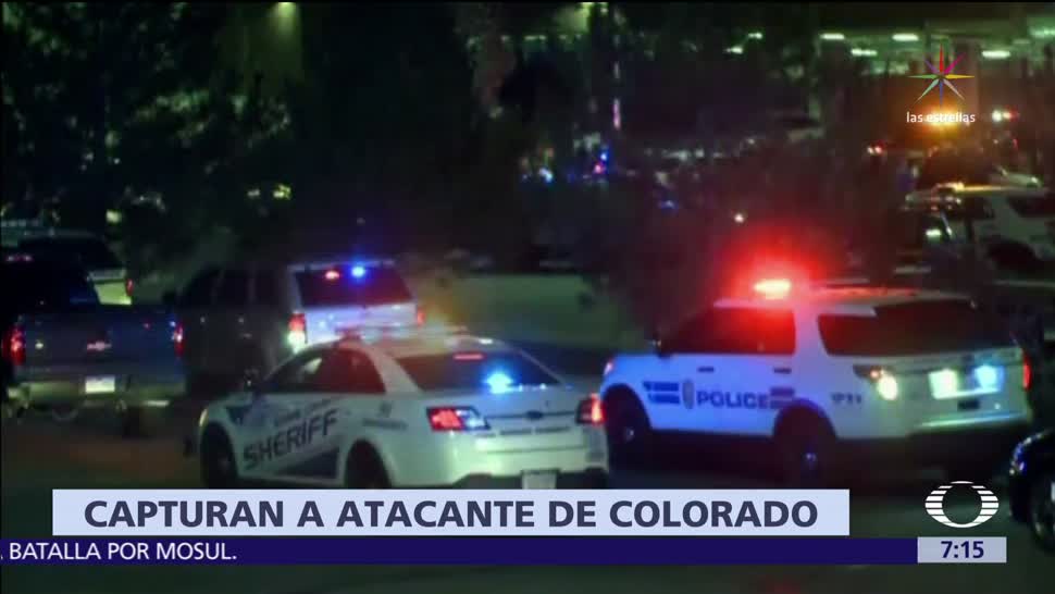 Detienen al autor del tiroteo que dejó 3 muertos en Denver, Colorado