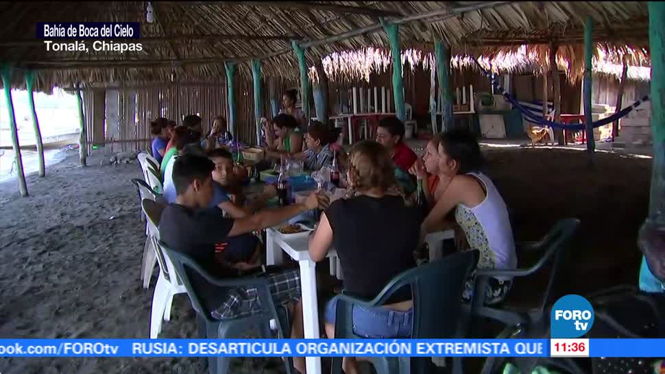 Restauranteros de Boca del Cielo, Chiapas, esperan a turistas para recuperarse