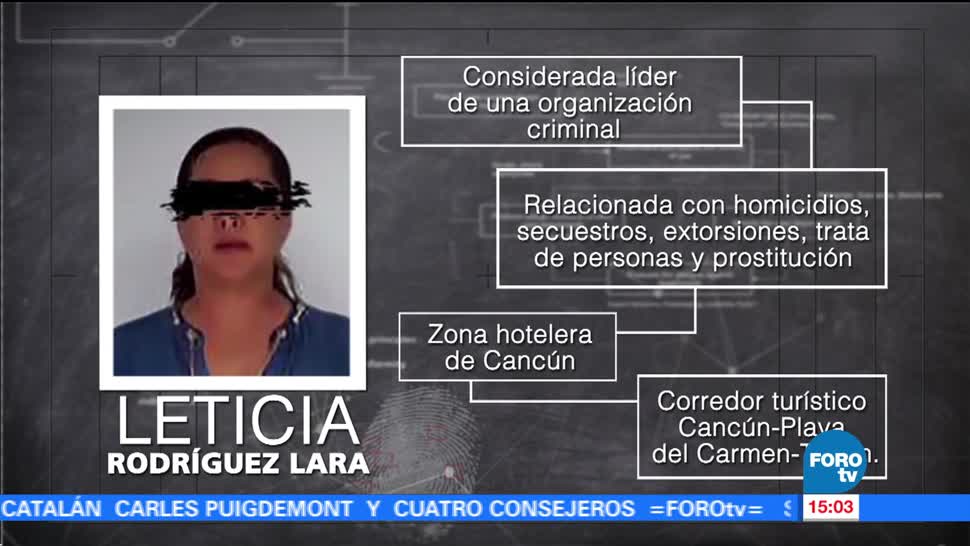 ‘Doña Lety’, dueña de algunas cajas de seguridad en Cancún