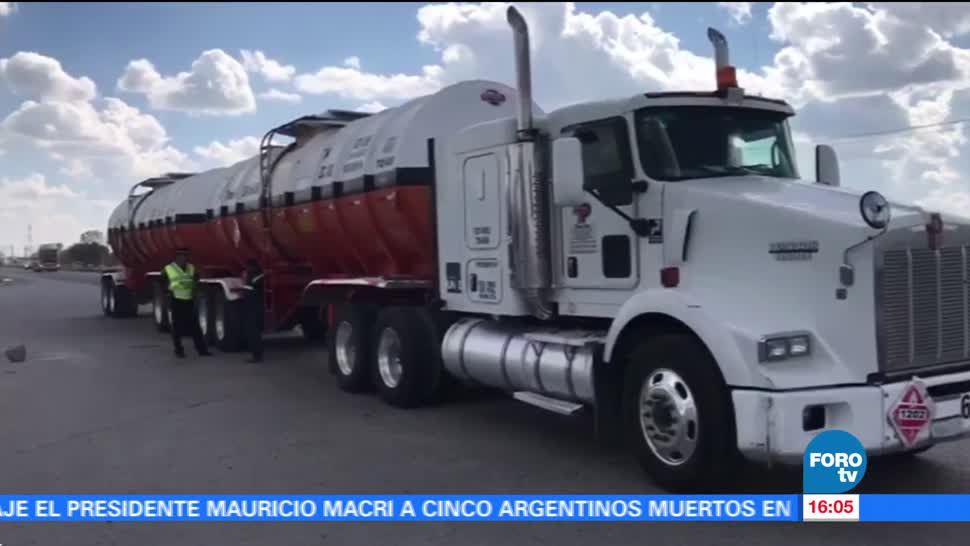 Policía Federal asegura pipa con diesel robado en Guanajuato