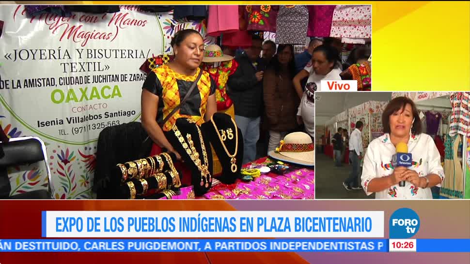 Expo de los pueblos indígenas en Hidalgo