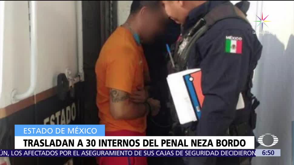 Trasladan a reos de Neza-Bordo a otras cárceles del Estado de México