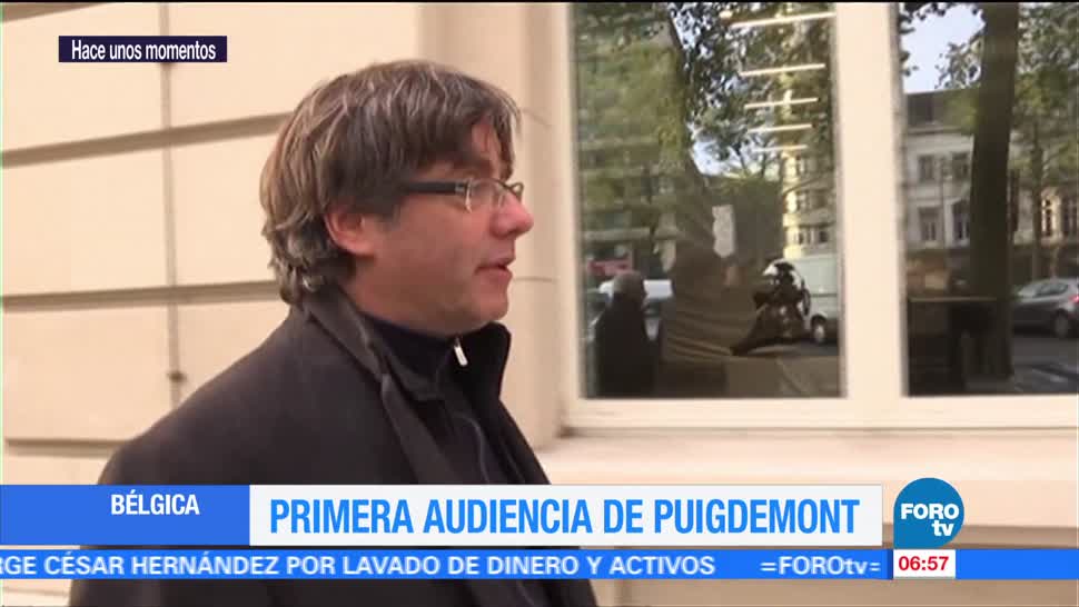 Primera audiencia de Carles Puigdemont