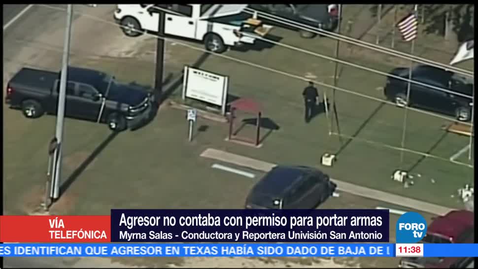 Atacante de Texas no contaba con permiso para portar armas
