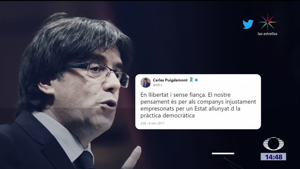 Puigdemont no cree que haya juicio justo a independentistas