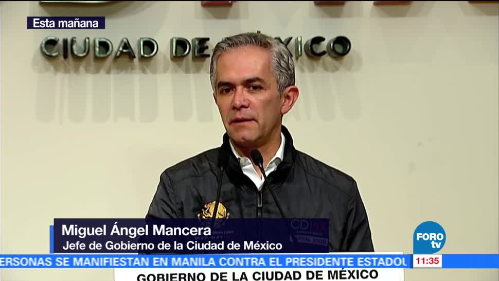 Mancera afirma que CDMX no ha dejado de trabajar en la reconstrucción